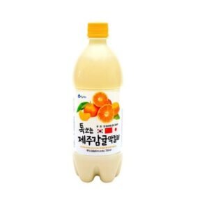 photo makgeolli de mandarine bouteille de 750ml